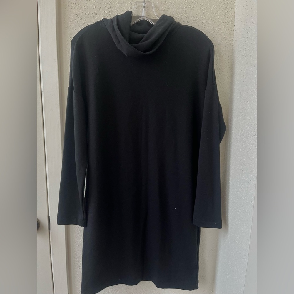 Long sleeve turtleneck dress